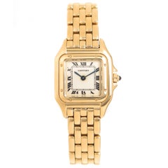 Cartier Ladies Yellow Gold Panther Quartz Wristwatch