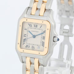 Cartier Panther Midsize 2-Tone 2-Row Steel & Gold Watch