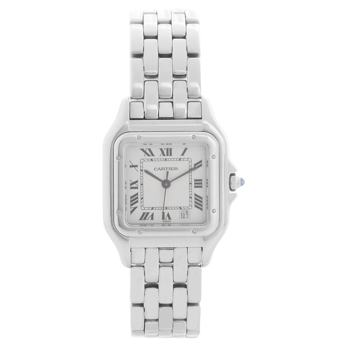 Cartier Panther Midsize Stainless Steel Panthere Watch 1310 W25054P5