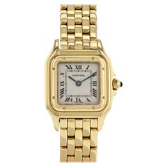 Cartier Panthère Montre-bracelet Panthère Boîtier en or jaune 18 carats
