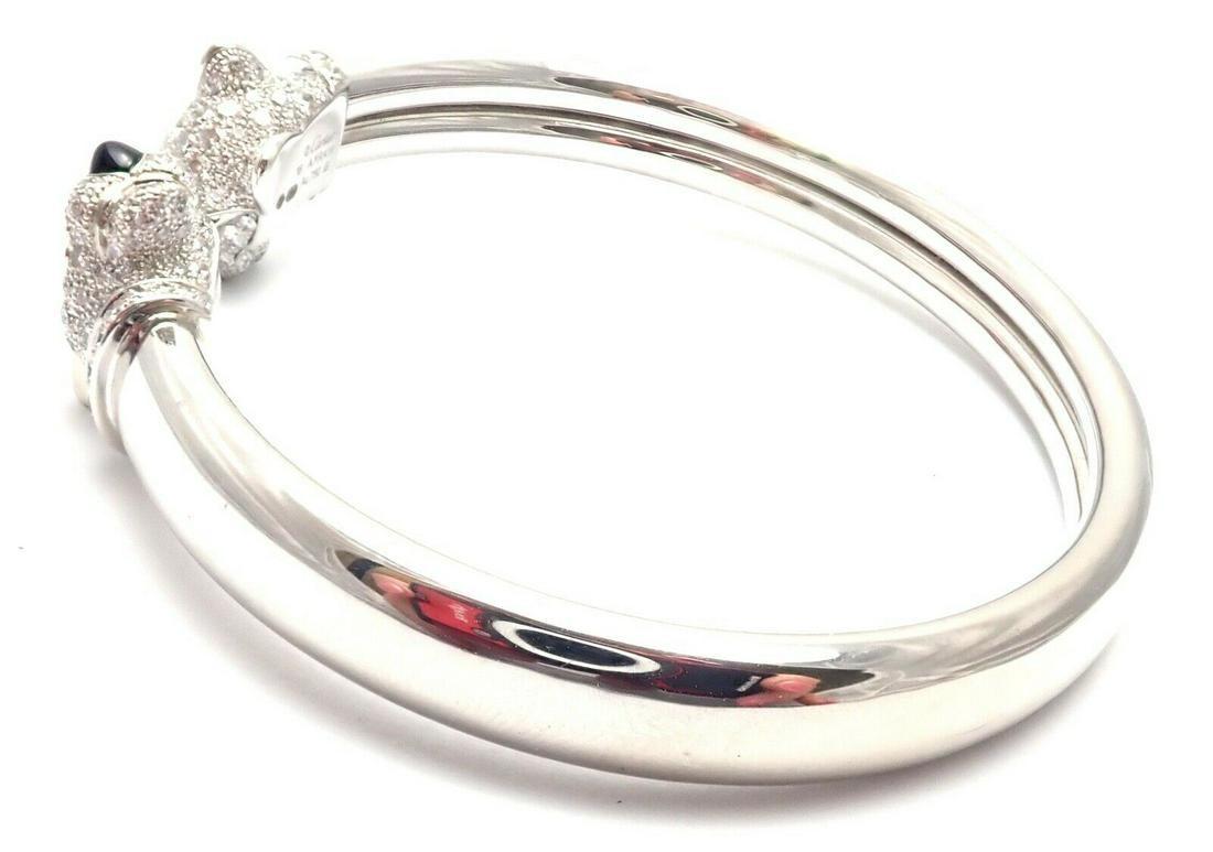 panthere de cartier bracelet white gold