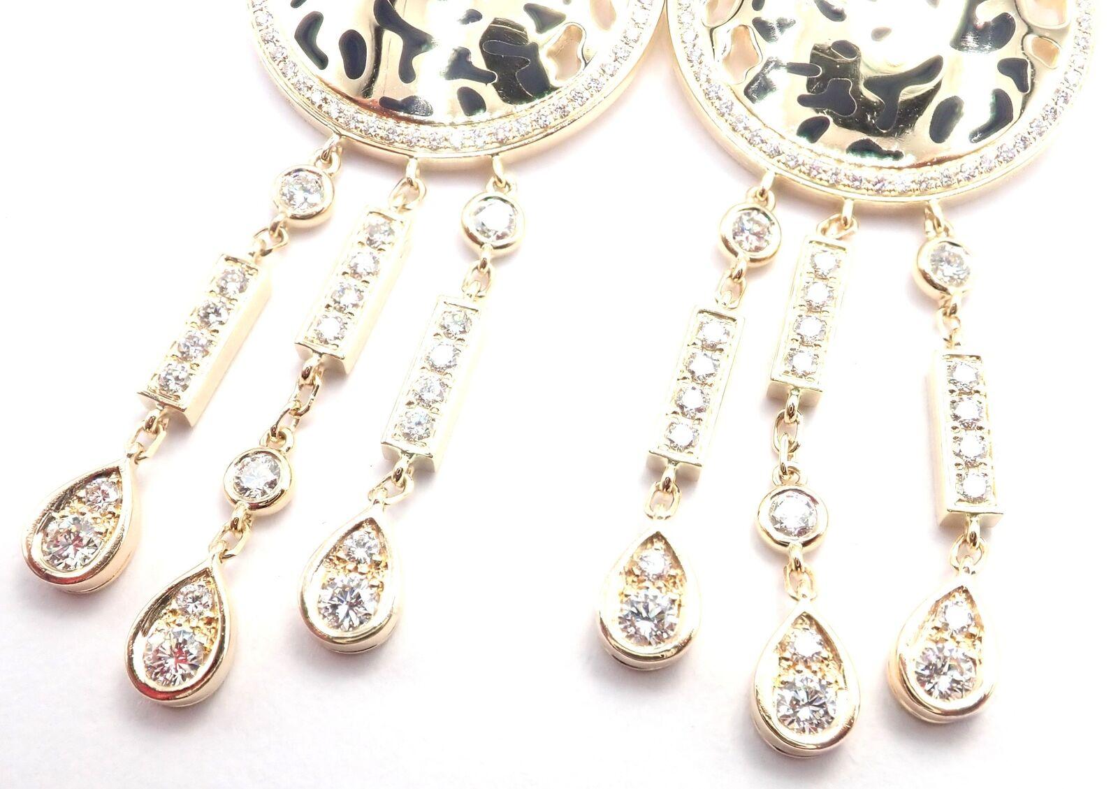 cartier panther earrings dangle