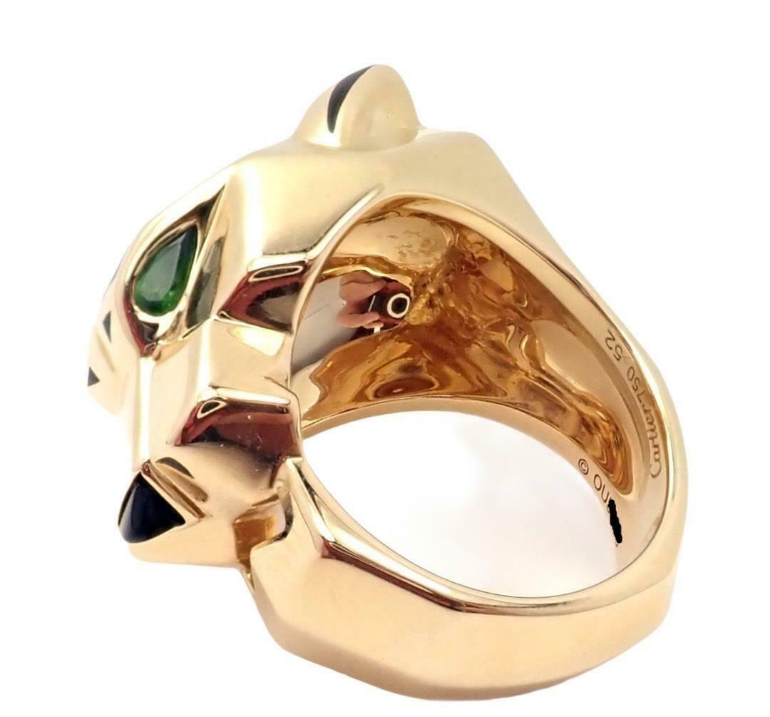 cartier panther ring on finger