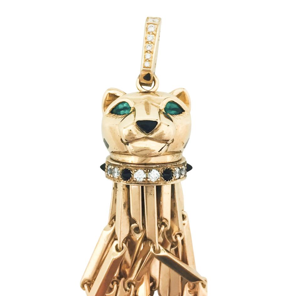A 18 k yellow gold Cartier pendant, 
