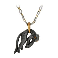Cartier Panther Pendant Necklace