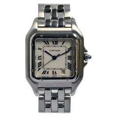 Cartier Panther Ref. 1310 Edelstahl Mid Size Quarz-Armbanduhr, Mid Size