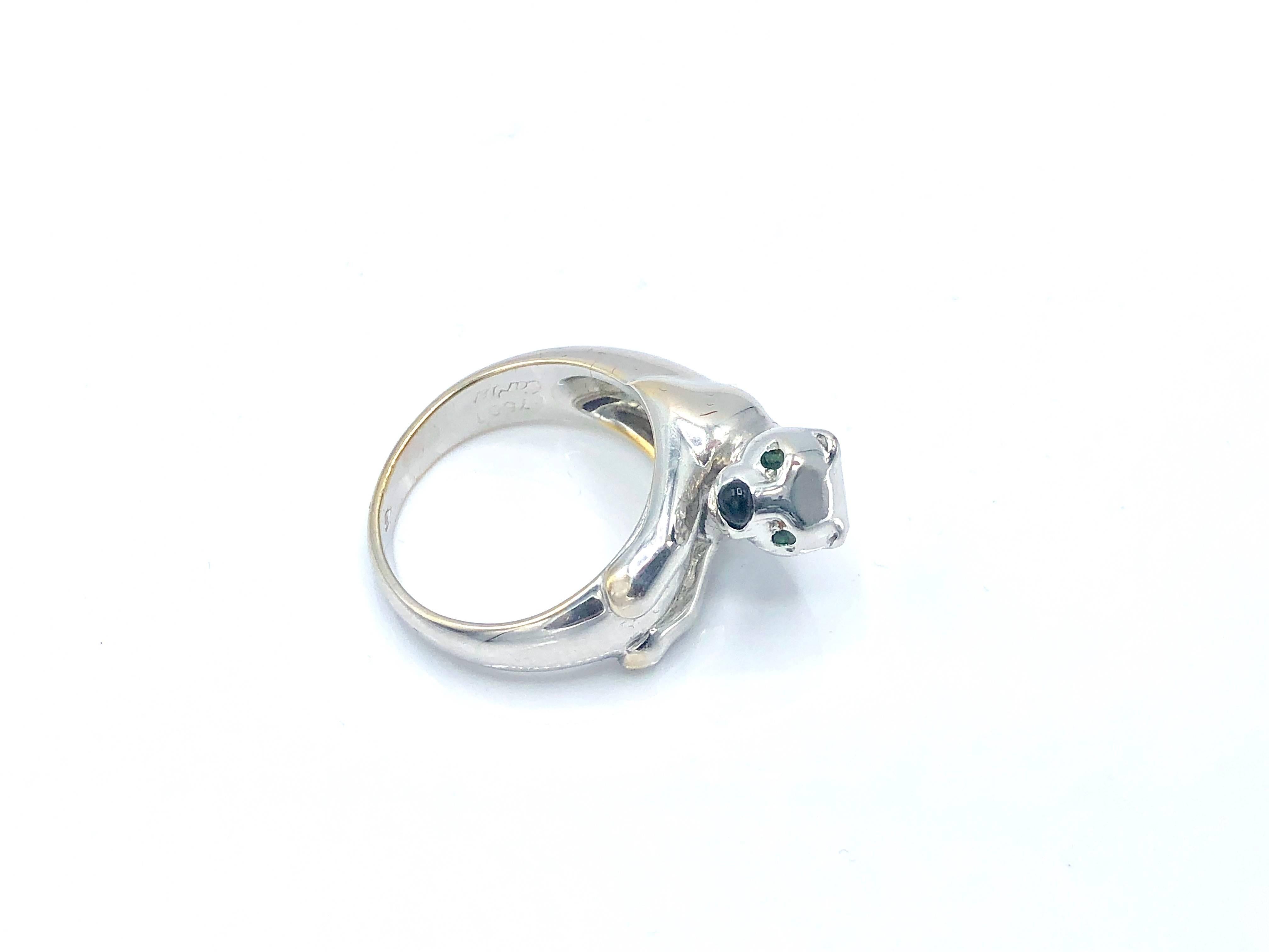 cartier panther head ring