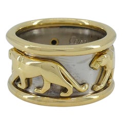 Cartier Panther Ring aus 18 Karat Weißgelbgold