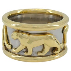 Cartier Panther Ring aus 18 Karat Weißgelbgold