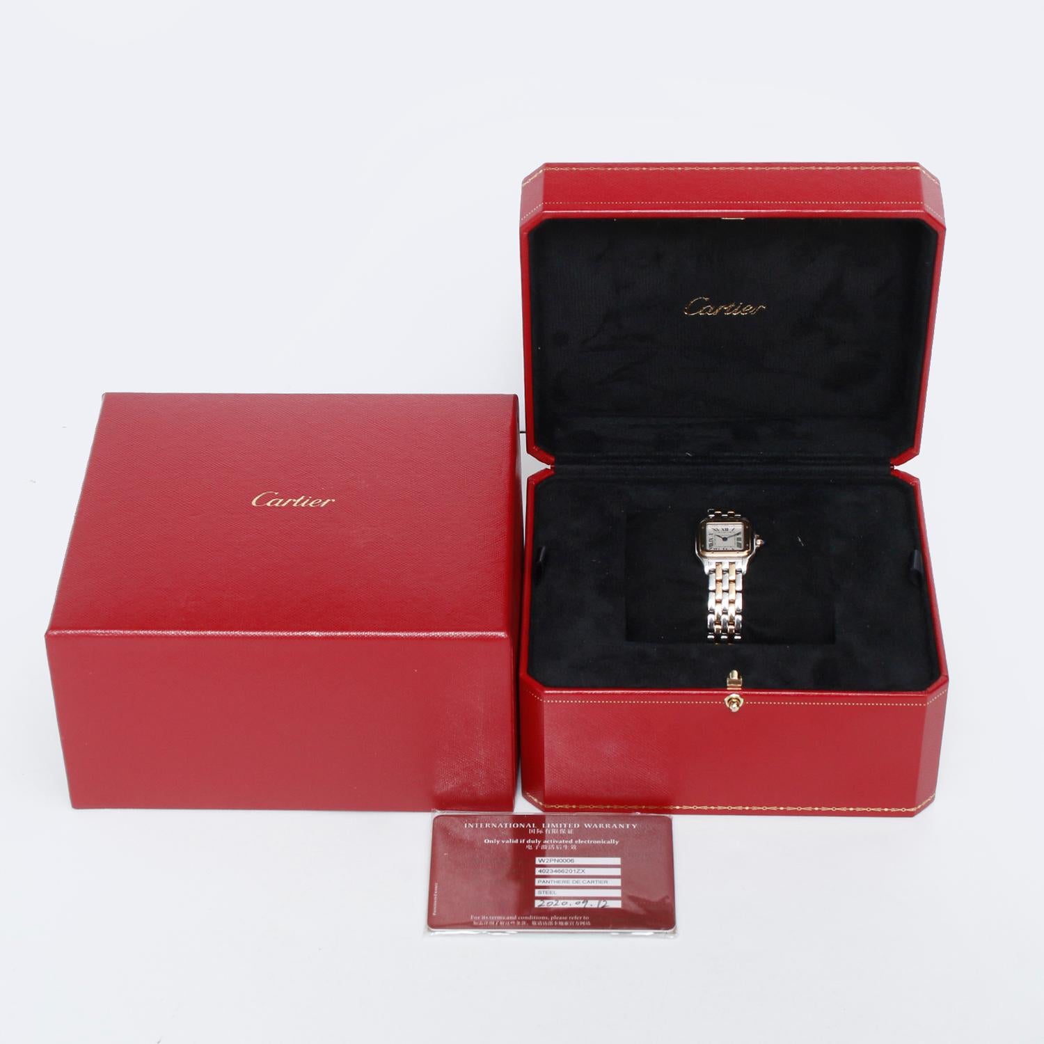 Cartier Panther Small 2-Tone Steel & Gold Panthere Watch 4023 W2PN0006 3