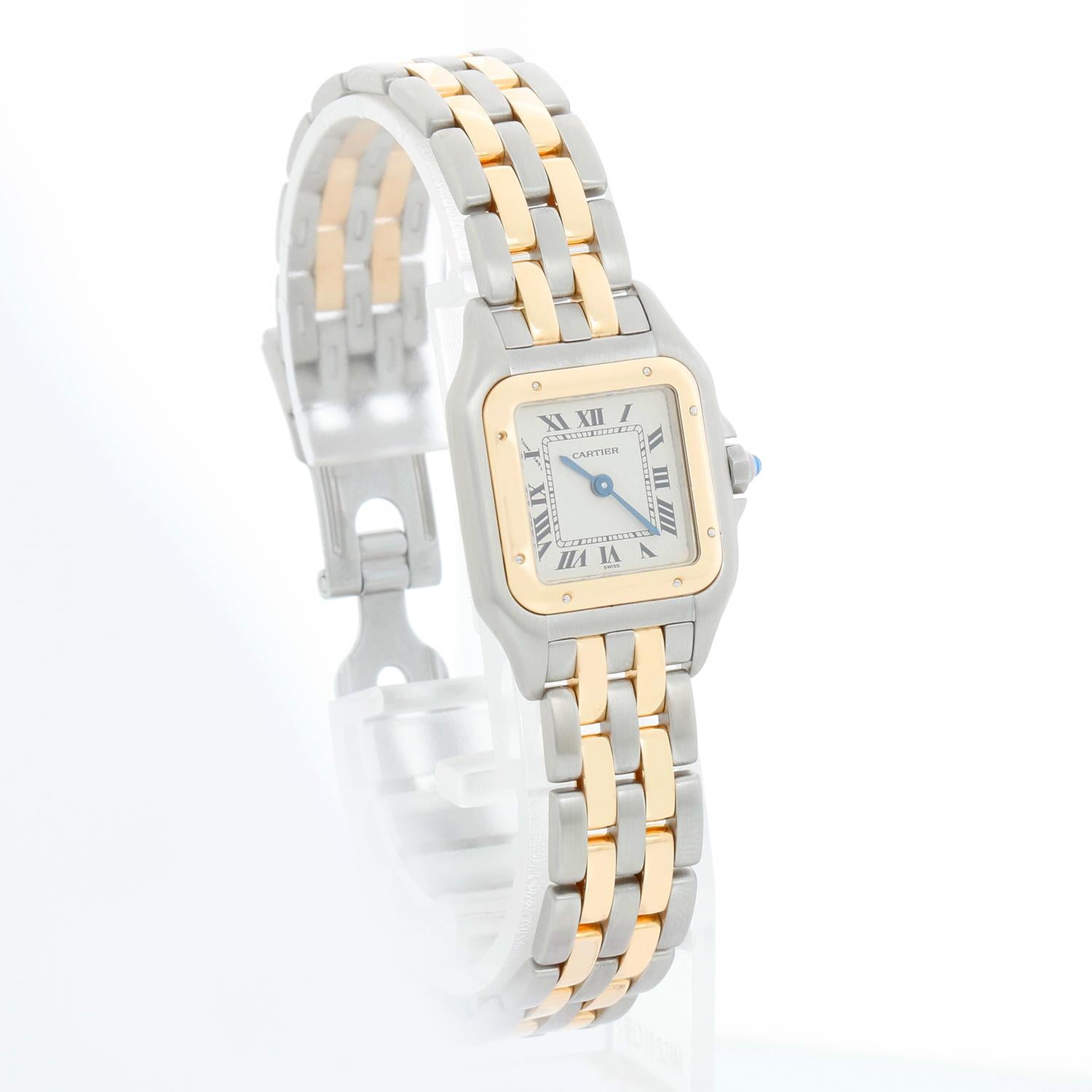 Women's Cartier Panther Small 2-Tone Steel & Gold Watch 1120 W2PN0006