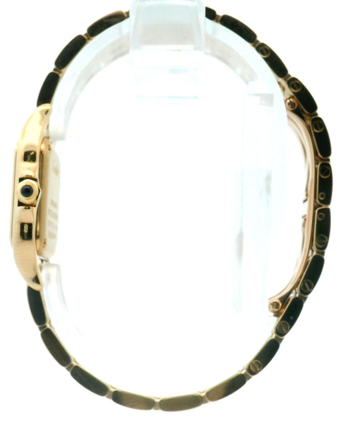 Cartier Panther Kleine WGPN0008 18k Gelbgold Damenuhr im Zustand „Hervorragend“ in Great Neck Plaza, NY