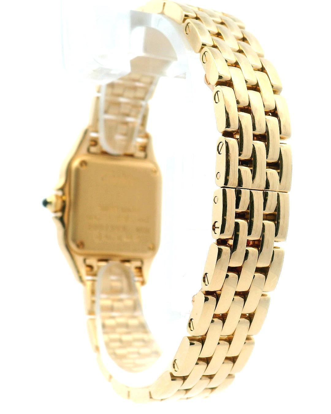 Cartier Panther Kleine WGPN0008 18k Gelbgold Damenuhr 1