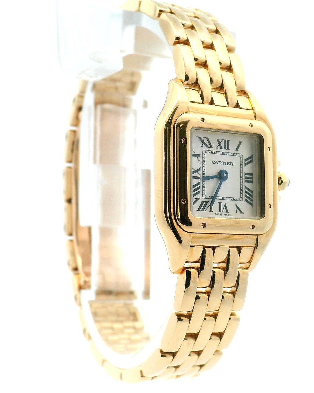 Cartier Panther Kleine WGPN0008 18k Gelbgold Damenuhr 3