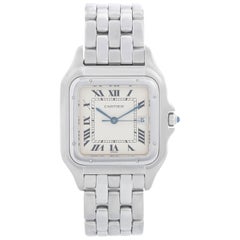 Cartier Panther Stainless Steel Men's Quartz Watch with Date