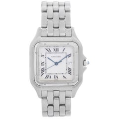 Cartier Panther Stainless Steel Men's Quartz Watch with Date