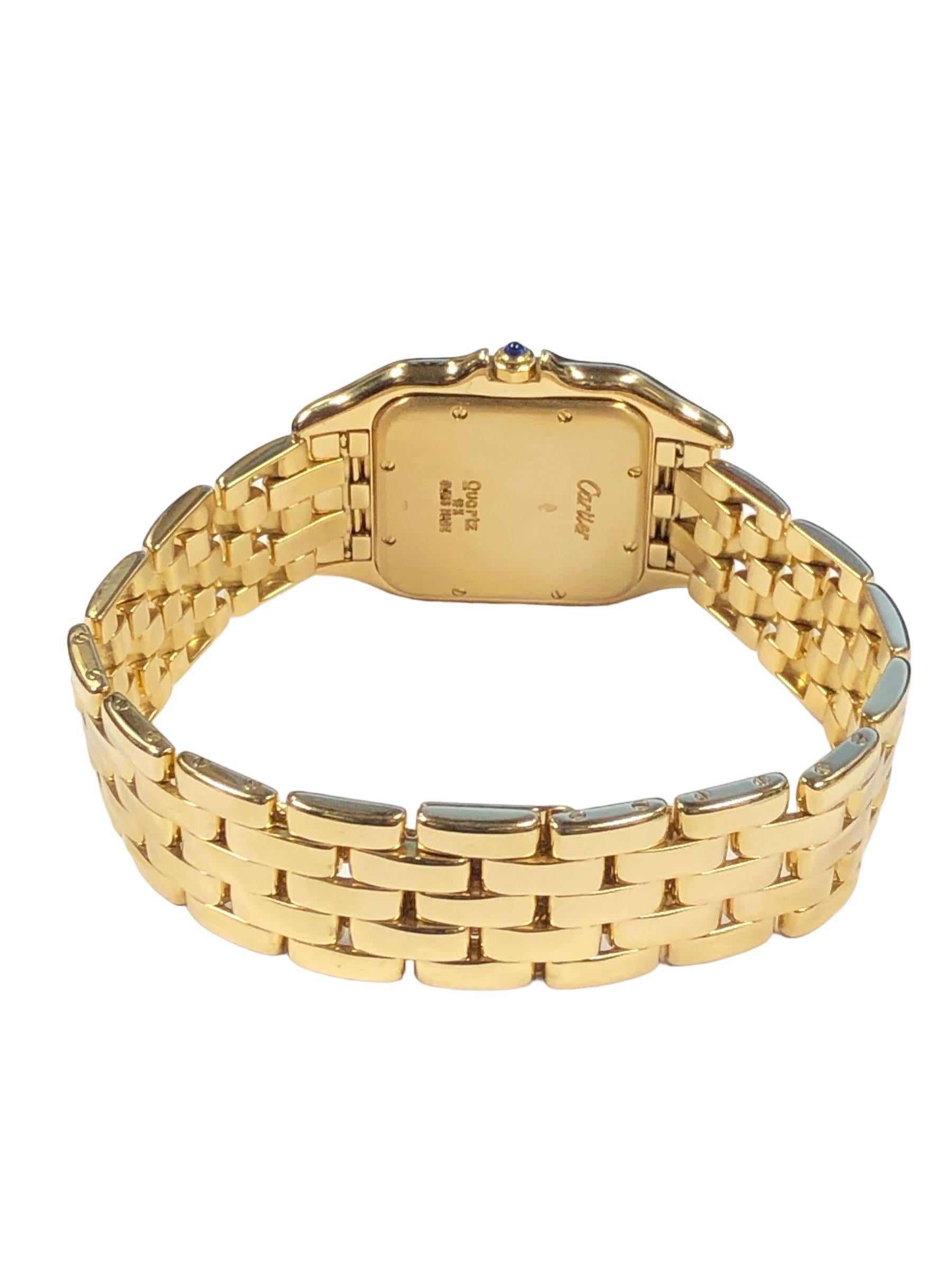 Cartier Montre-bracelet Jumbo Panthère en or jaune Unisexe en vente