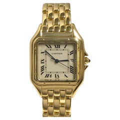 Cartier Panther Yellow Gold Large Quartz Wrist Watch