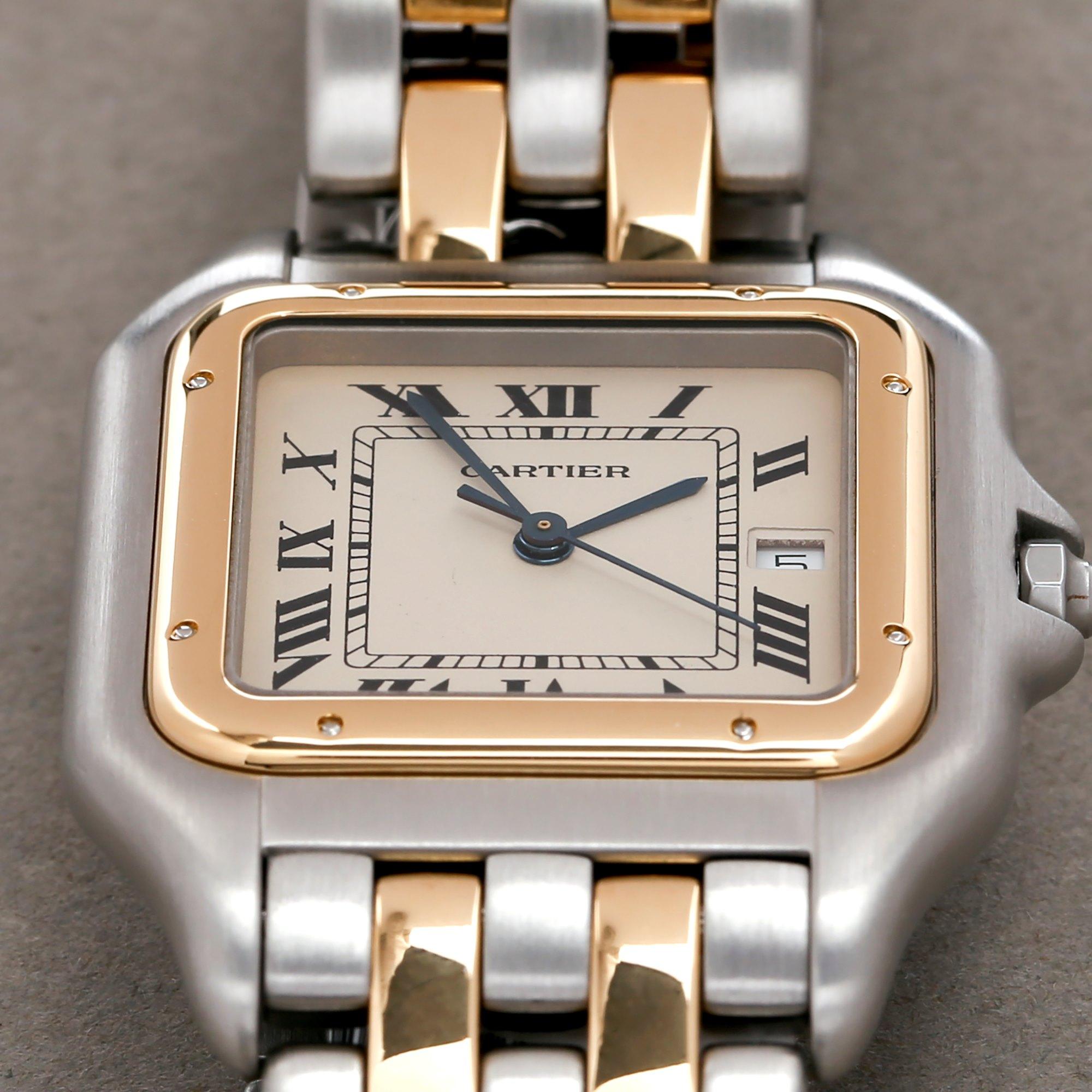 Cartier Panthère 0 187957 Unisex Yellow Gold & Stainless Steel 2 Row' Watch 2