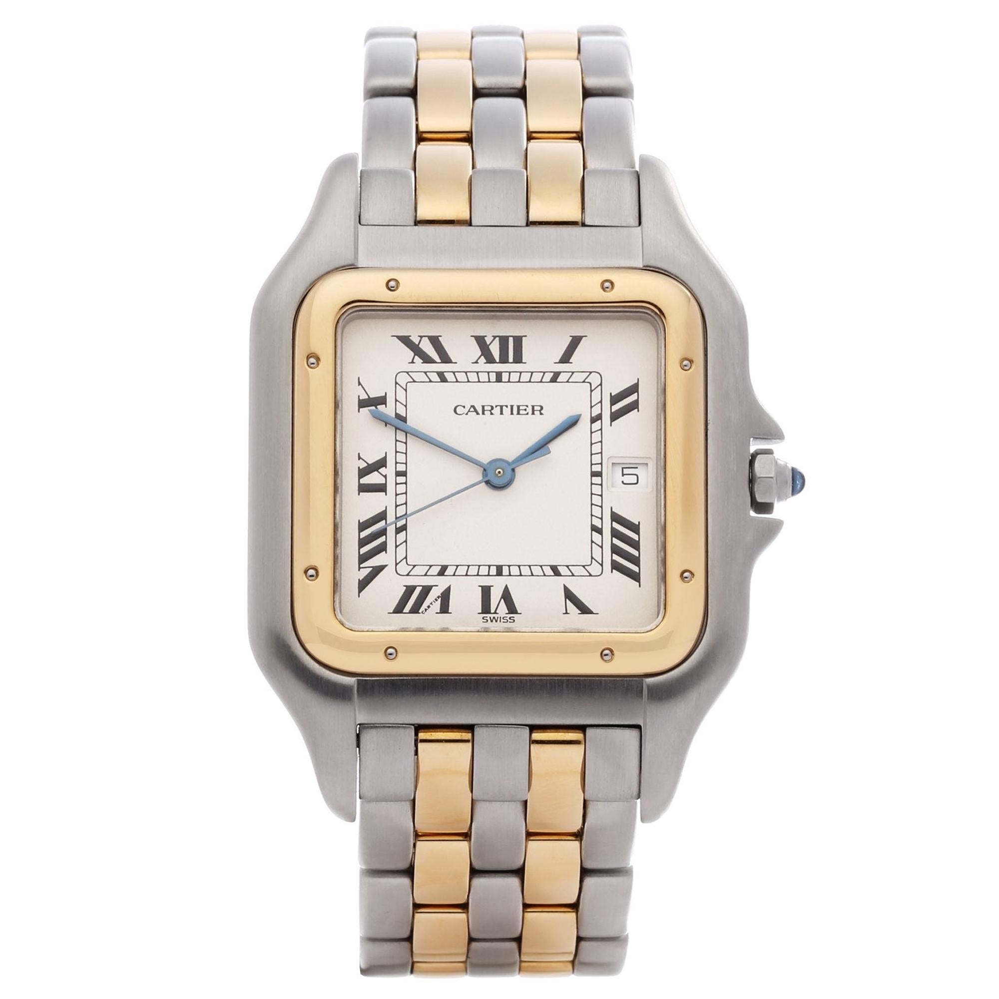 Cartier Panthère 0 187957 Unisex Yellow Gold & Stainless Steel 2 Row' Watch