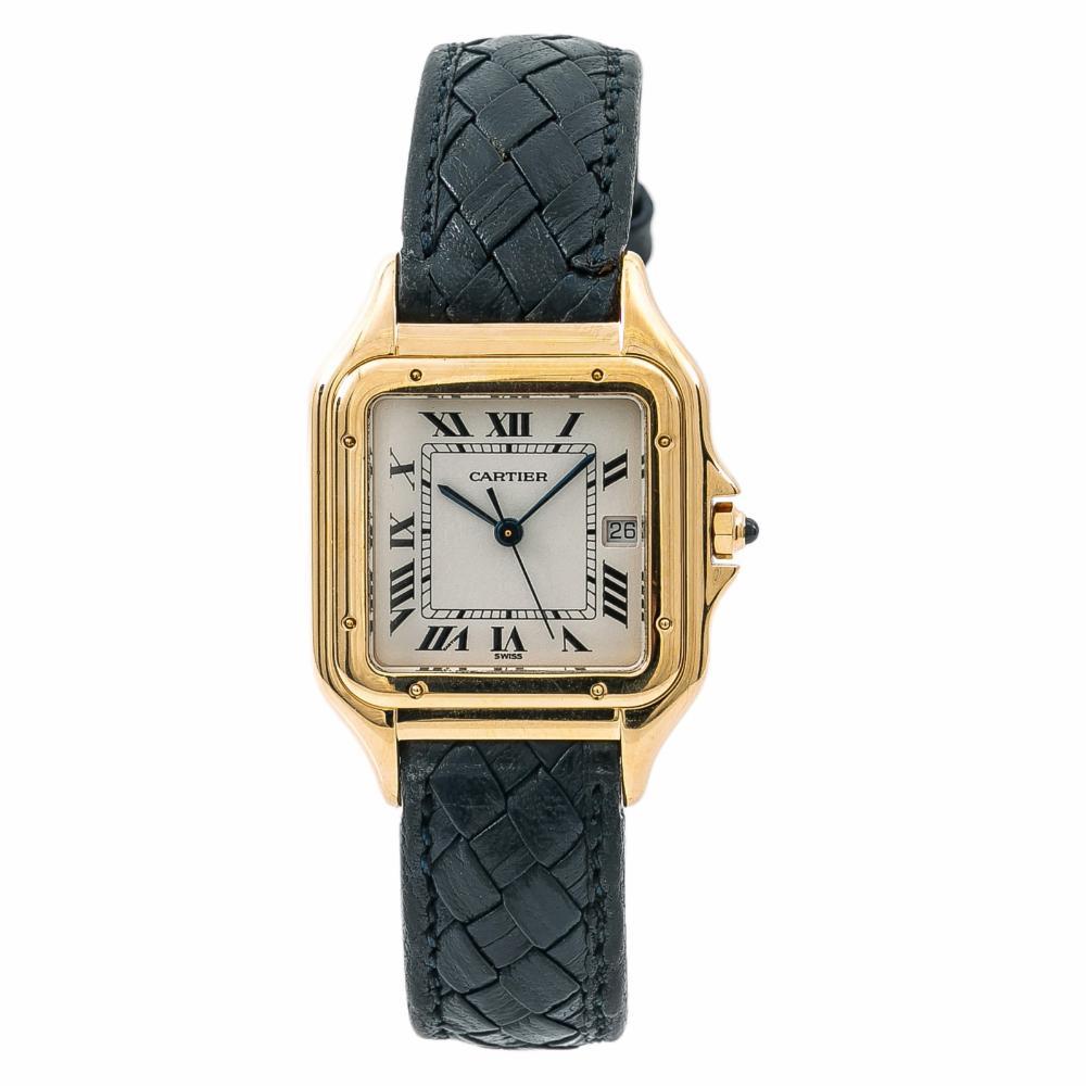 Cartier Panthere 106000M Unisex Watch 18 Karat Yellow Gold Quartz