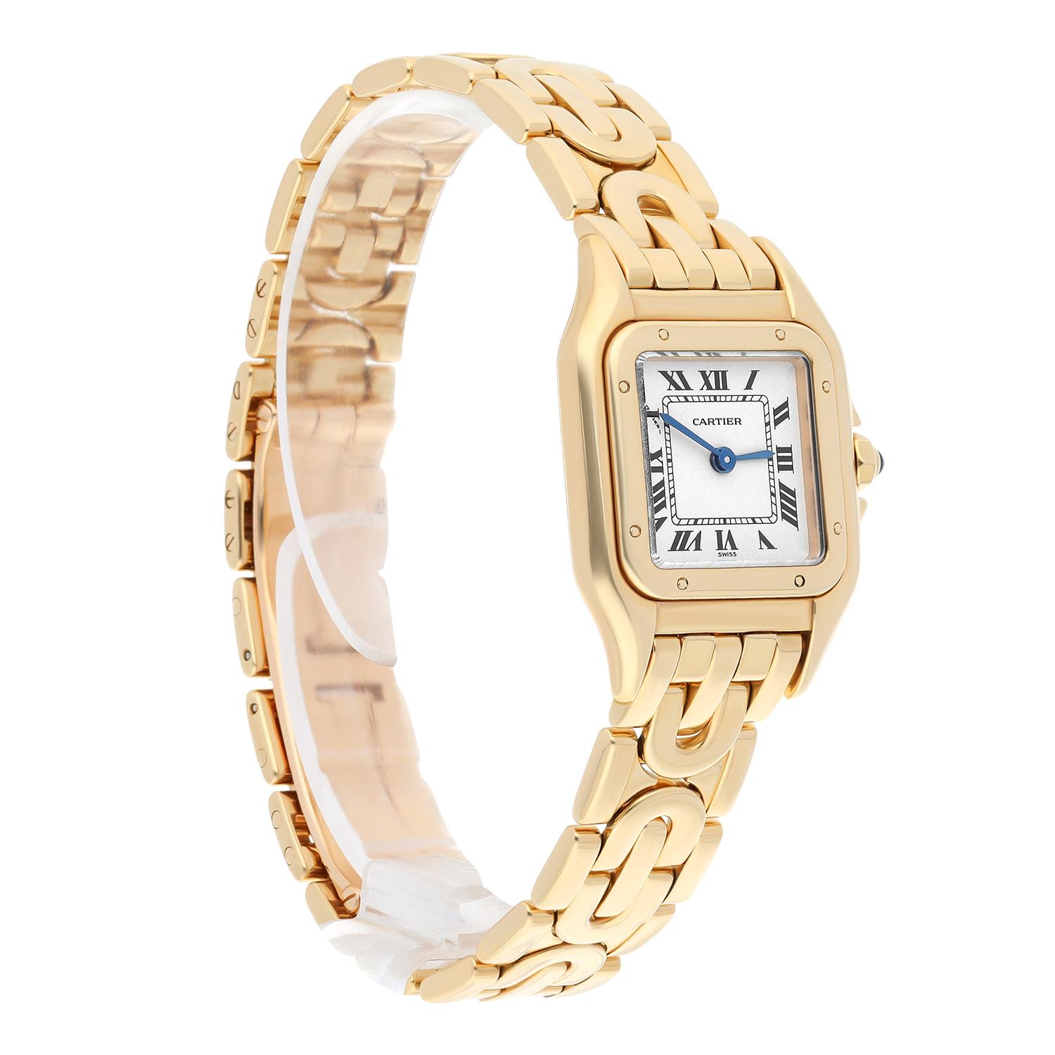 Cartier Panthere 1070 18K Gelbgold Damenuhr 22mm im Zustand „Hervorragend“ in New York, NY