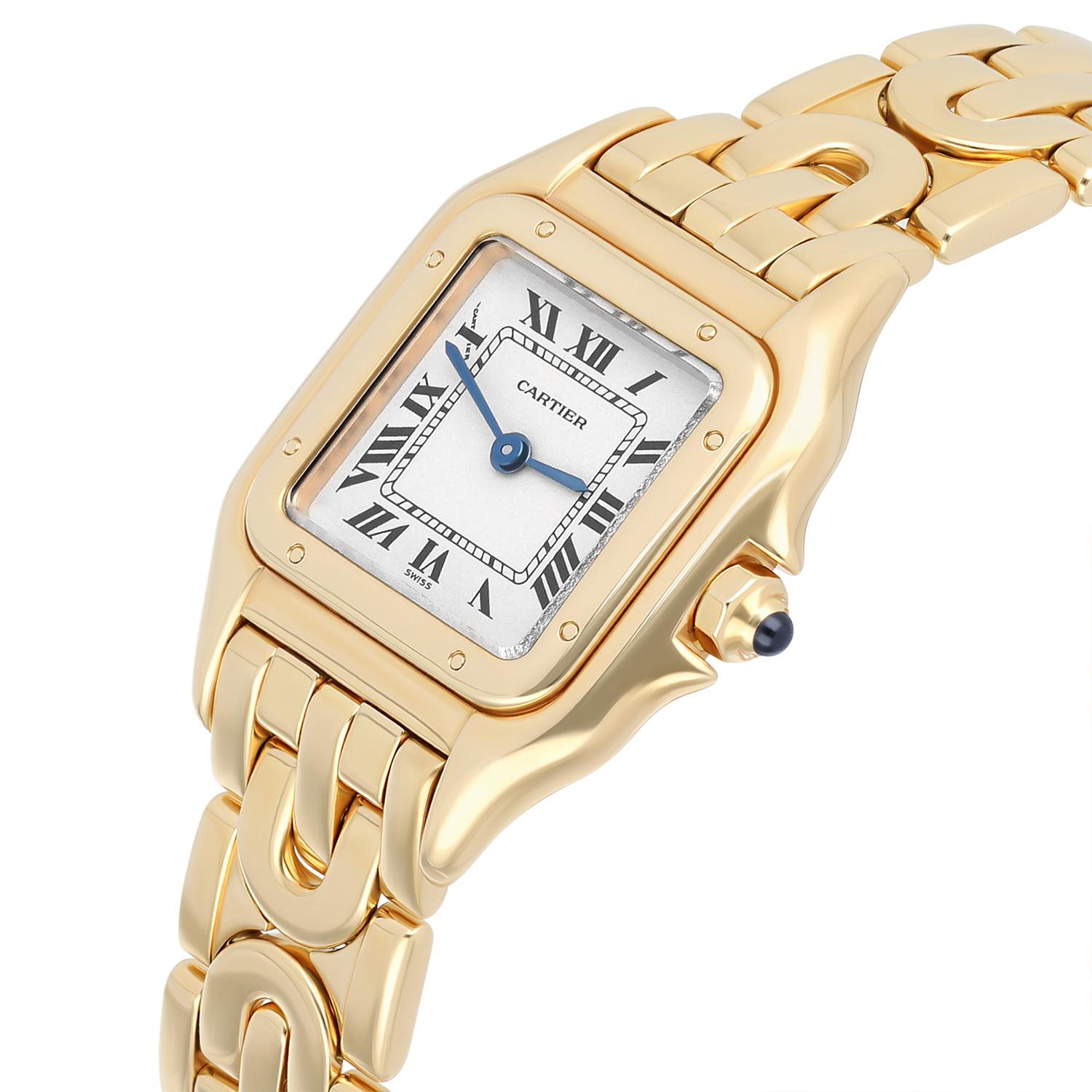 Cartier Panthere 1070 18K Gelbgold Damenuhr 22mm 2