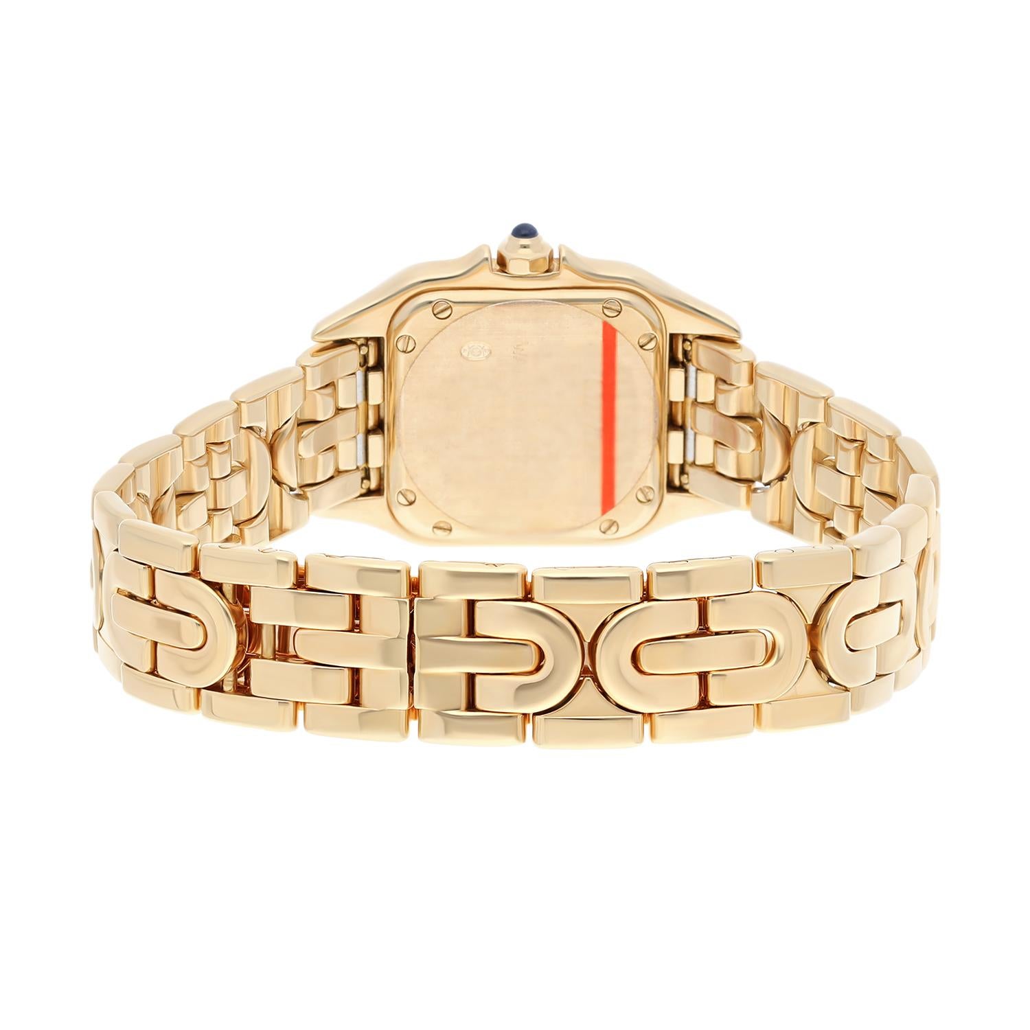 Cartier Panthere 1070 18K Gelbgold Damenuhr 22mm 3