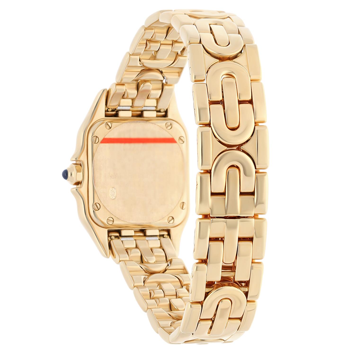 Cartier Panthere 1070 18K Gelbgold Damenuhr 22mm 4