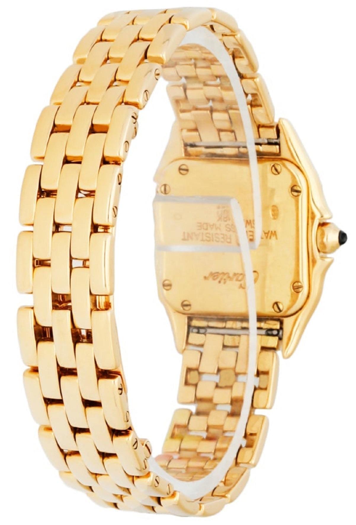 Women's Cartier Panthere 1070 18K Yellow Gold Ladies Watch