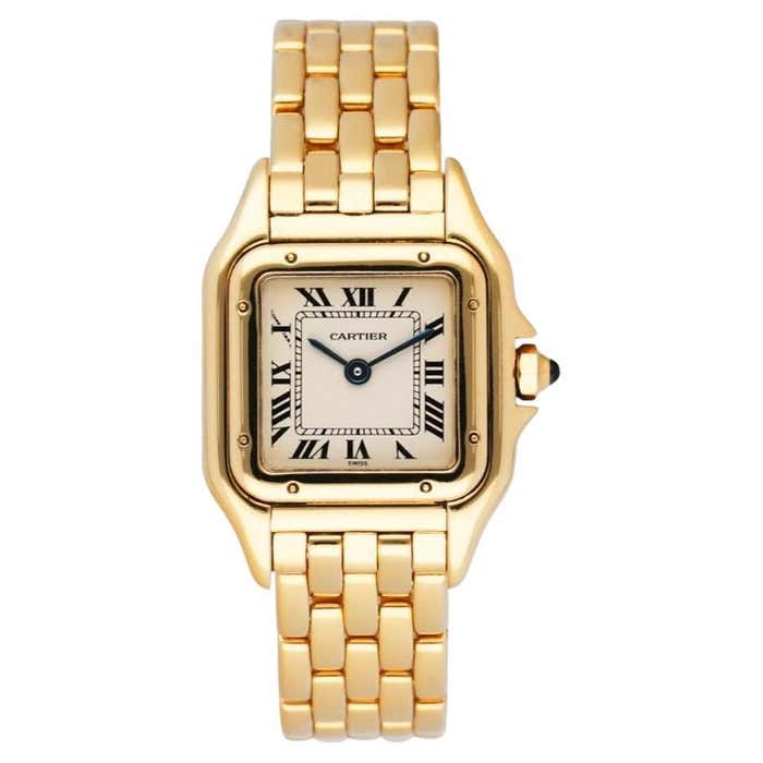 Cartier Panthere 1070 18K Yellow Gold Ladies Watch at 1stDibs | cartier ...