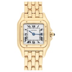 Cartier Montre Panthère 1070/2 en or jaune 18 carats pour femmes - parfait état