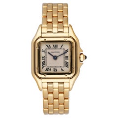 Cartier Montre Panthère 107000M en or jaune 18 carats pour femmes