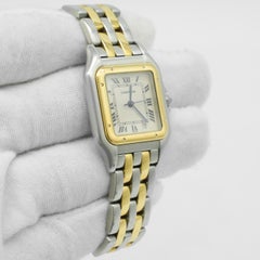 Cartier Panthere 1100 2 Midsize Two Tone Ladies Watch