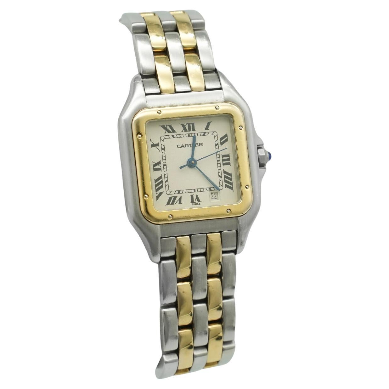 Reloj Cartier Panthere 1100 2 mediano bicolor para señora en venta