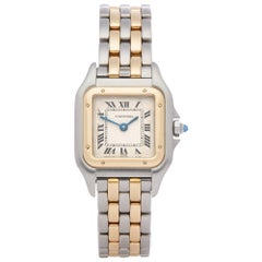 Cartier Panthère 1120 Ladies Stainless Steel and Yellow Gold Watch