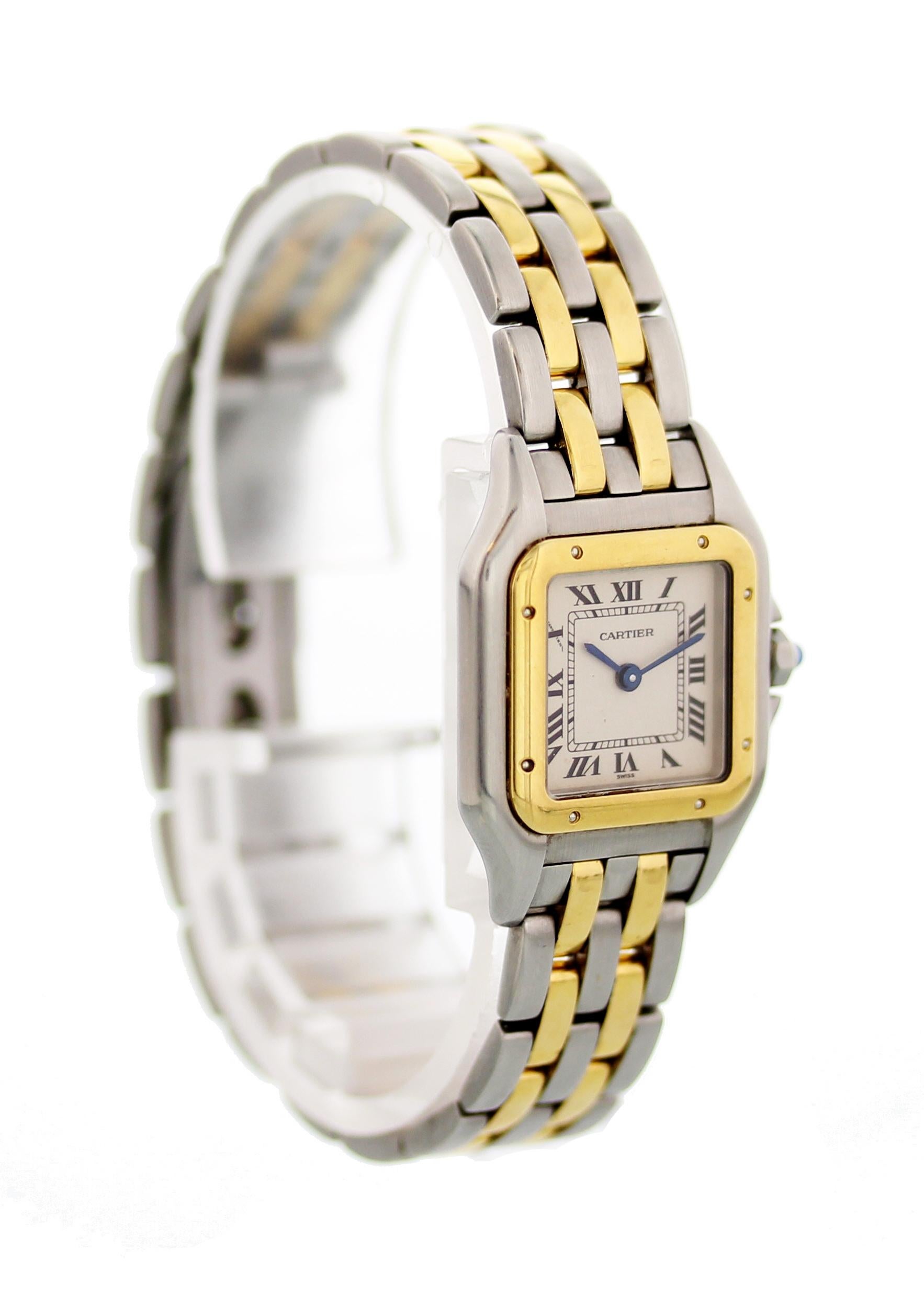 Cartier Panthere 1120 Ladies Watch In Excellent Condition In New York, NY