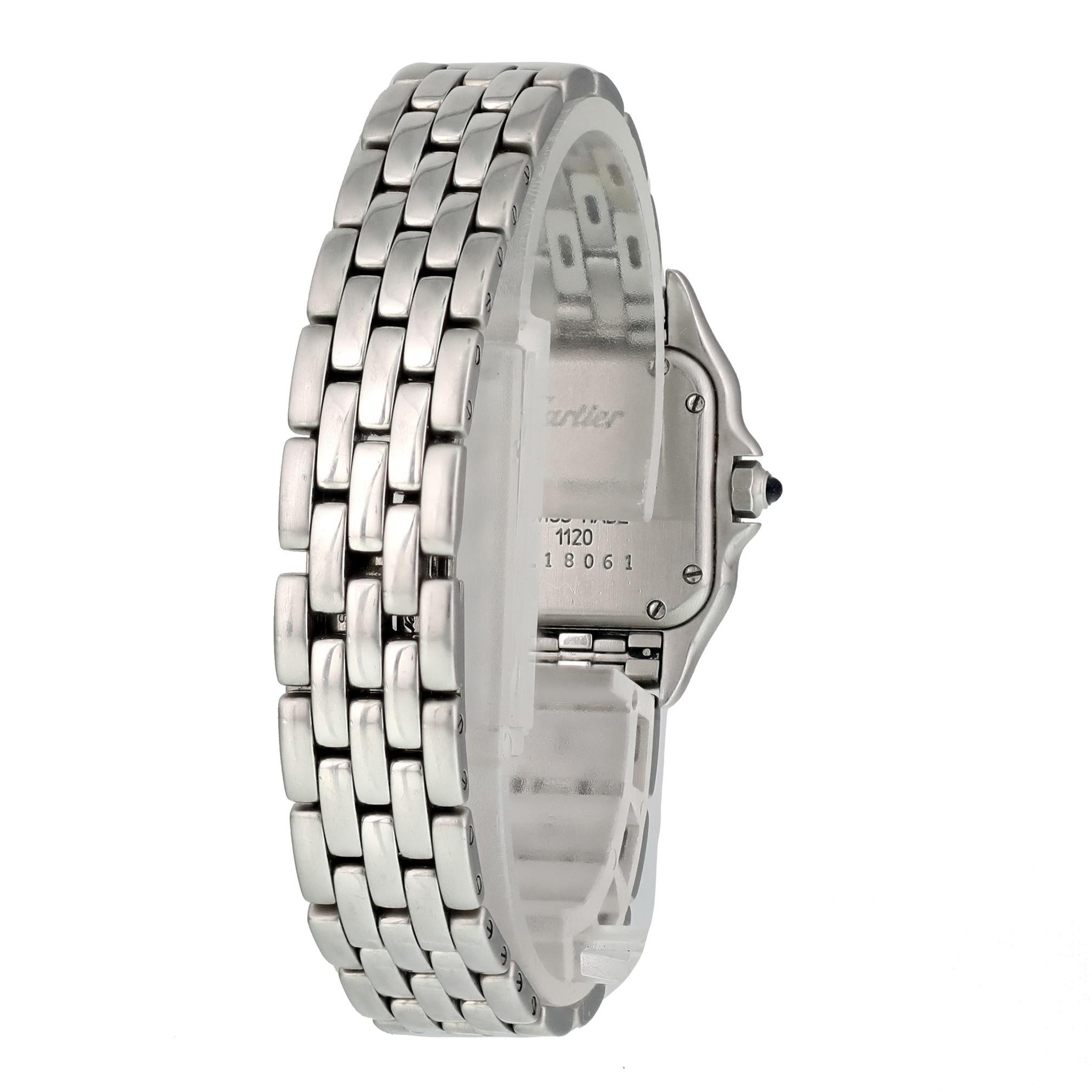 Women's Cartier Panthere 1120 Stainless Steel Ladies Watch