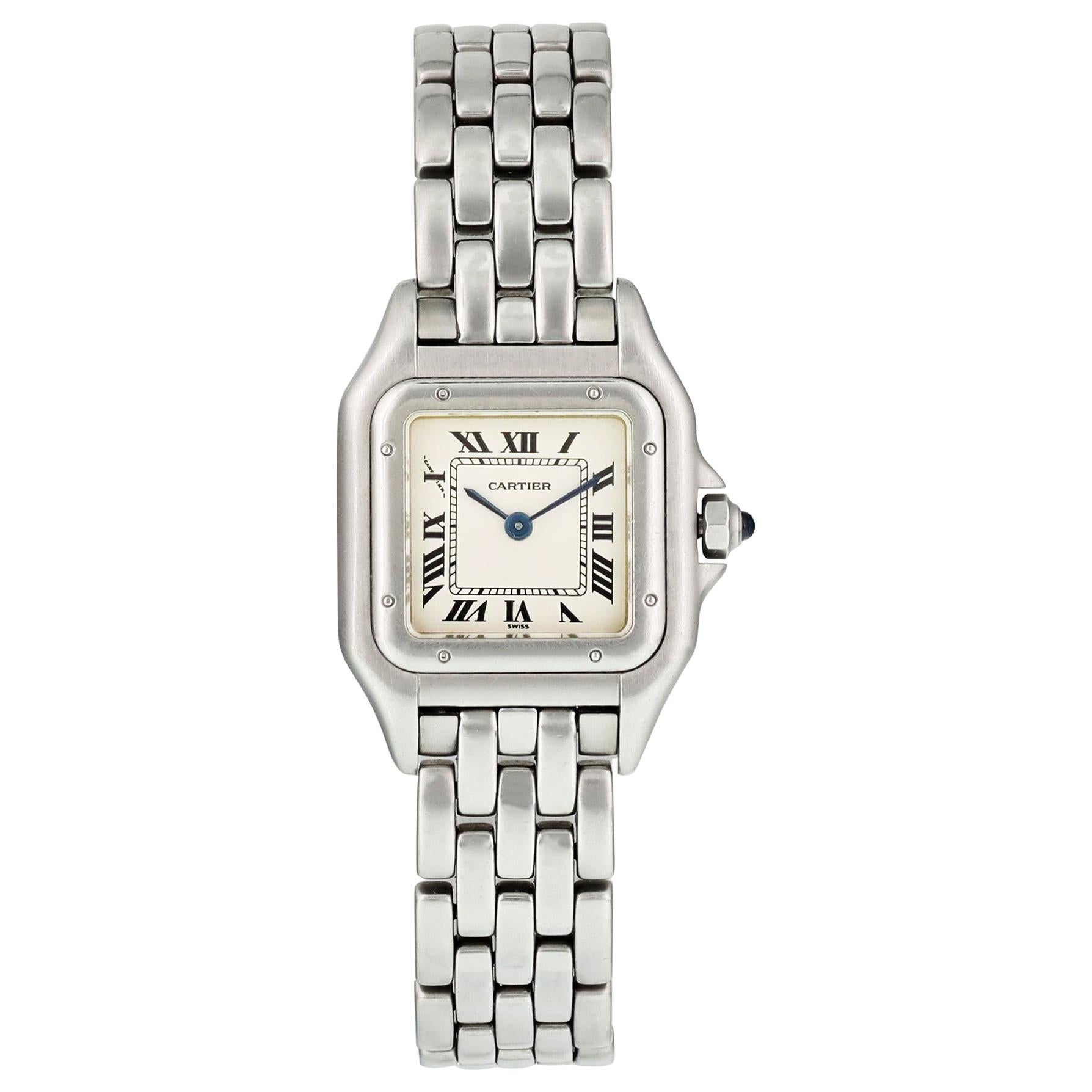 Cartier Panthere 1120 Stainless Steel Ladies Watch