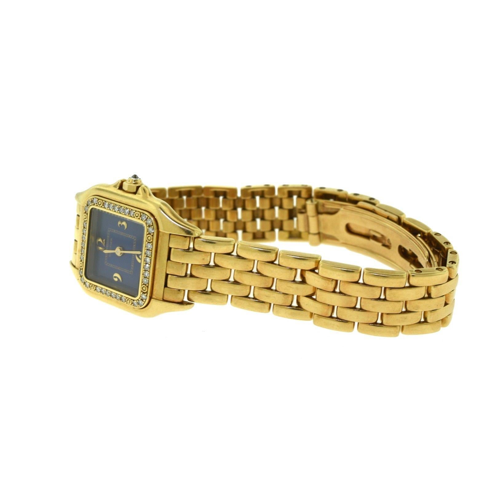 cartier lapis lazuli watch