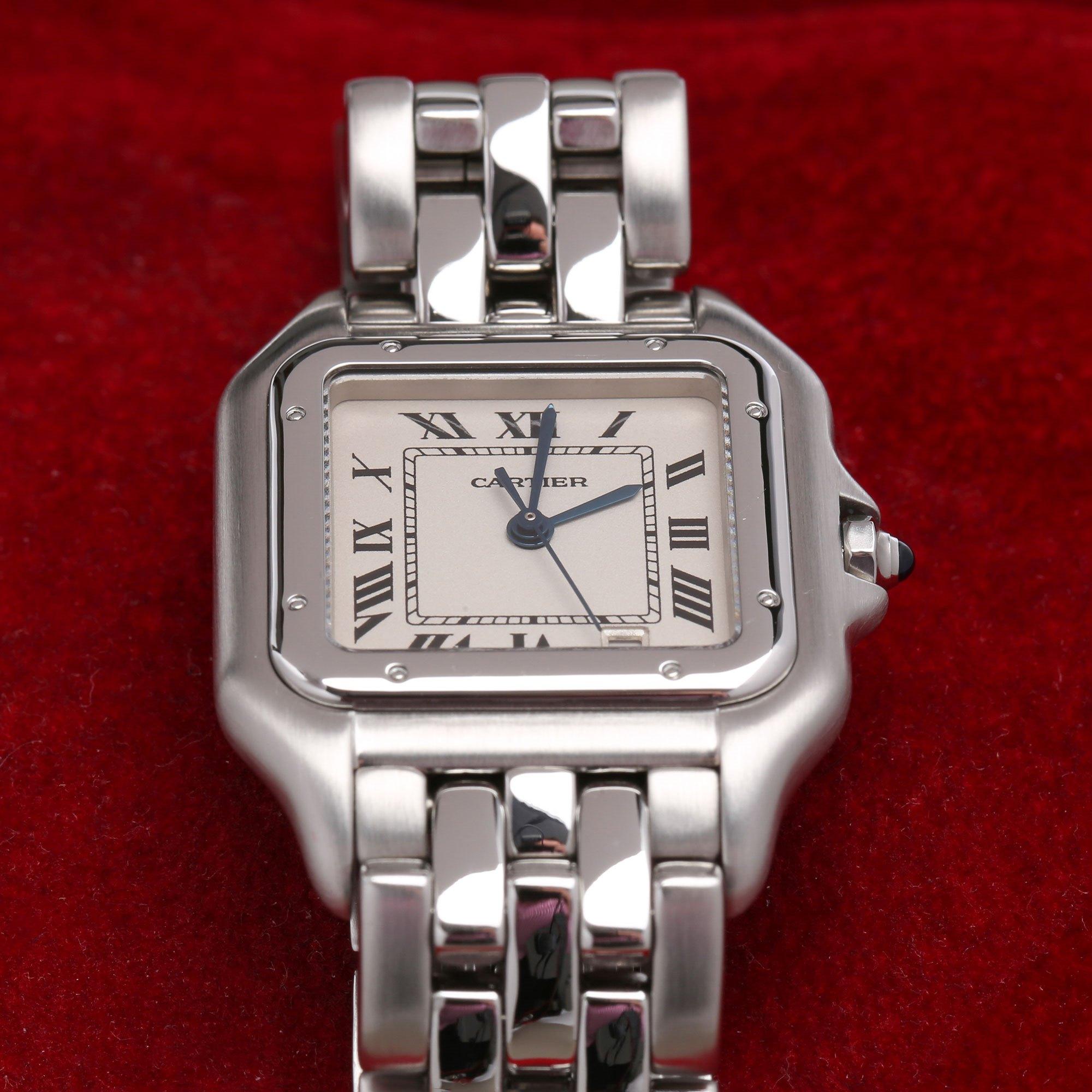 Cartier Panthère 1310 Ladies Stainless Steel Mid Size Watch 4