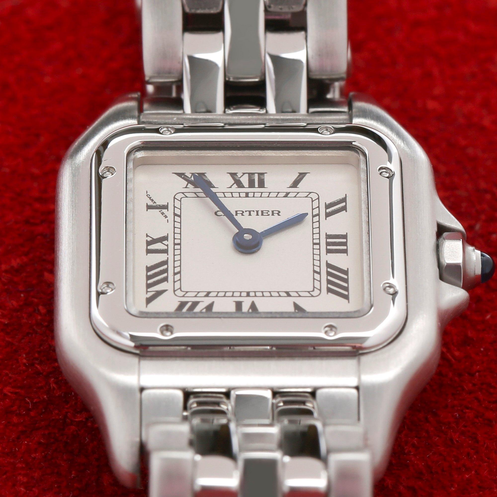 Cartier Panthère 1320 Ladies Stainless Steel Watch In Excellent Condition In Bishops Stortford, Hertfordshire