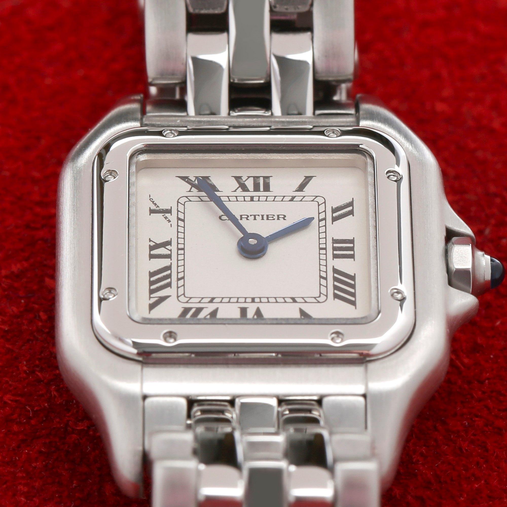 Cartier Panthère 1320 Ladies Stainless Steel Watch im Zustand „Hervorragend“ in Bishops Stortford, Hertfordshire