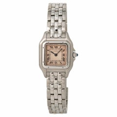 Cartier Panthere 1320 Women's Stainless Steel Cream Dial Watch Quartz