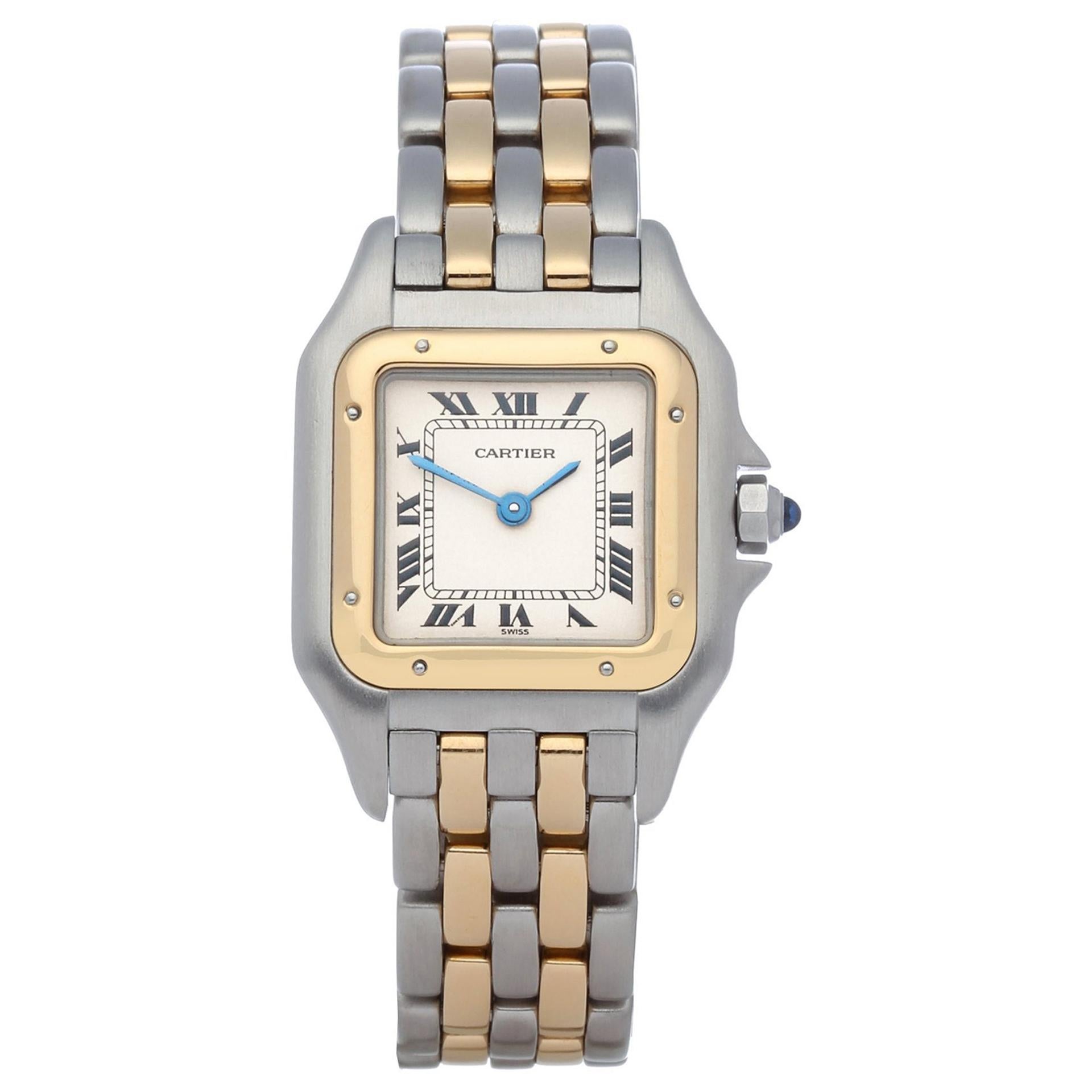 Cartier Panthère 166921 Ladies Yellow Gold 
Stainless Steel Watch