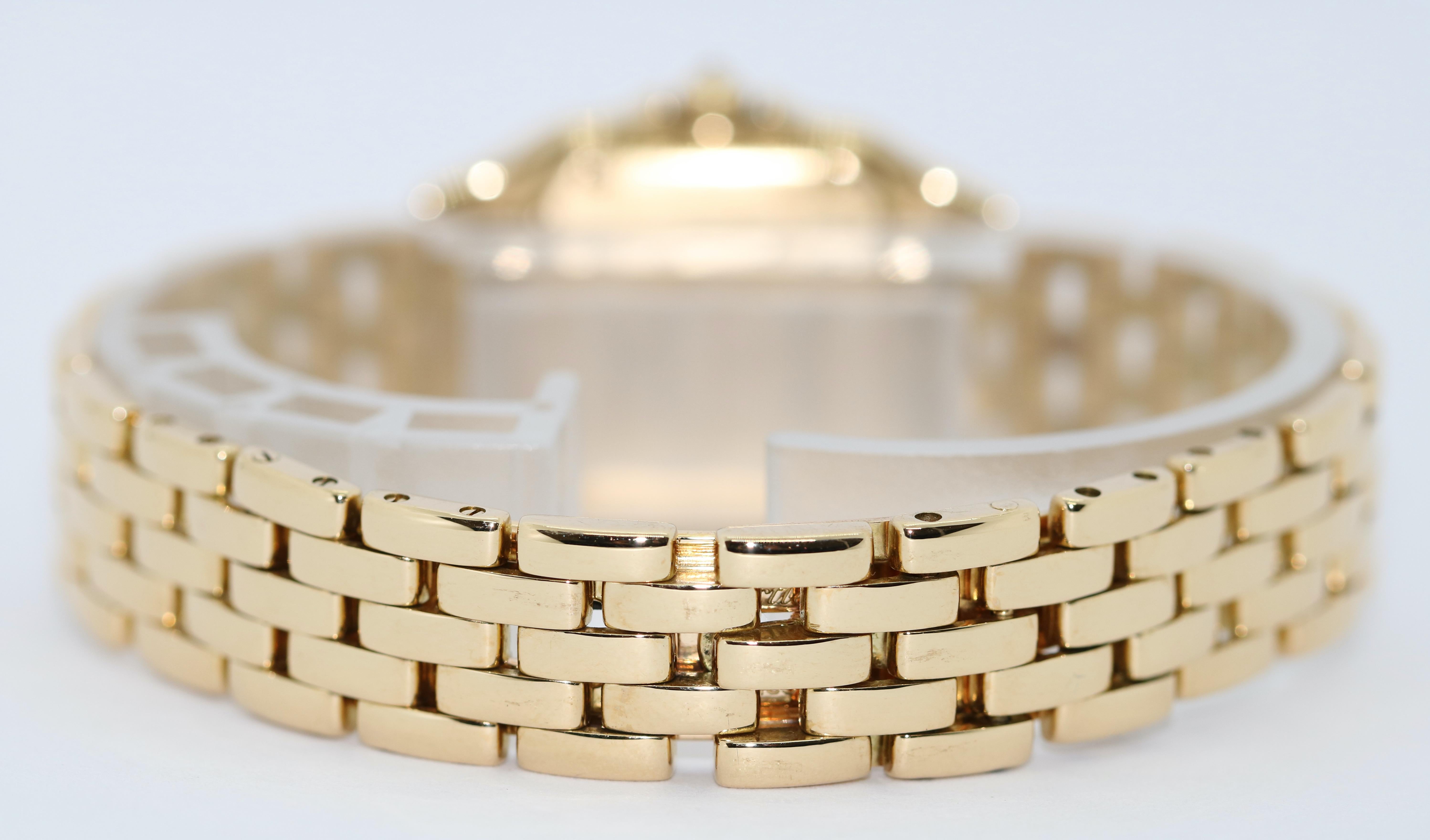 Cartier Panthère 18 Karat Gold Ladies Wrist Watch with Diamonds 1