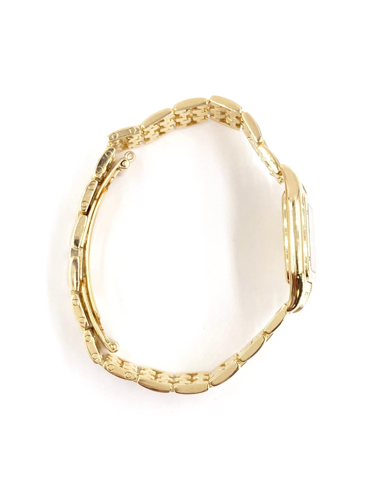 Contemporary Cartier Panthére 18 Karat Yellow Gold Quartz Watch
