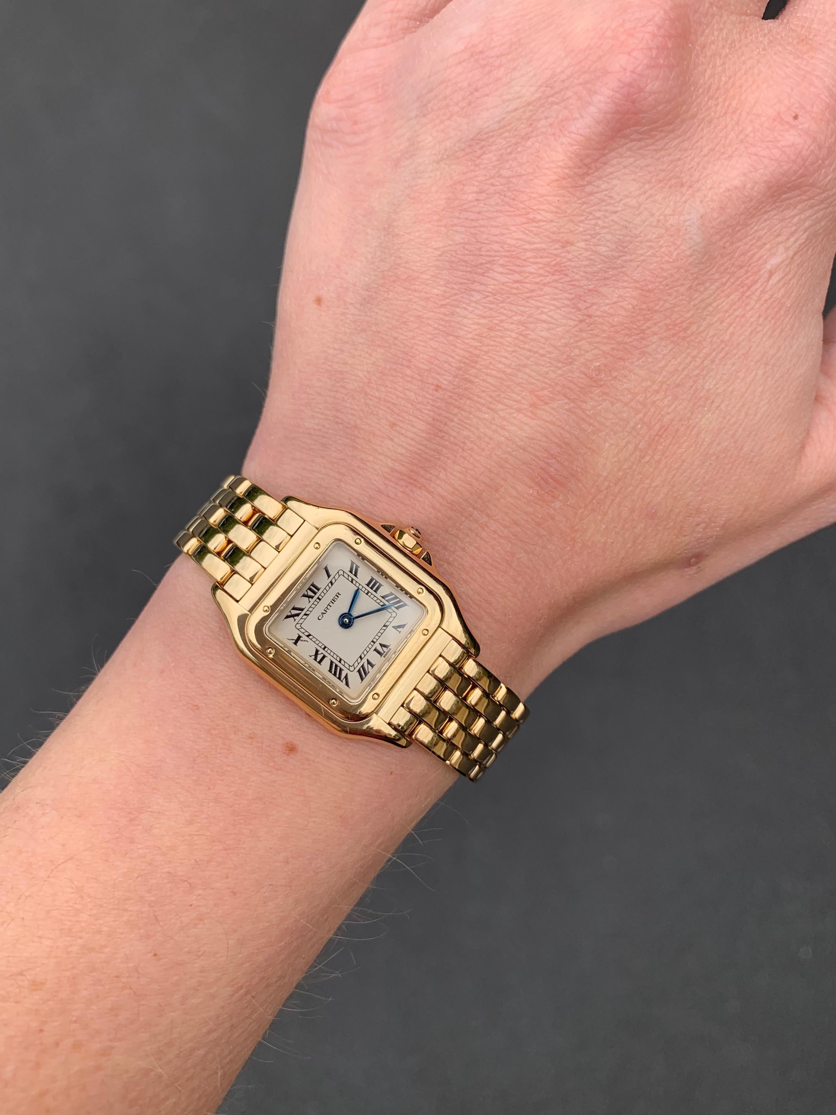 Cartier Panthére 18 Karat Yellow Gold Quartz Watch 3