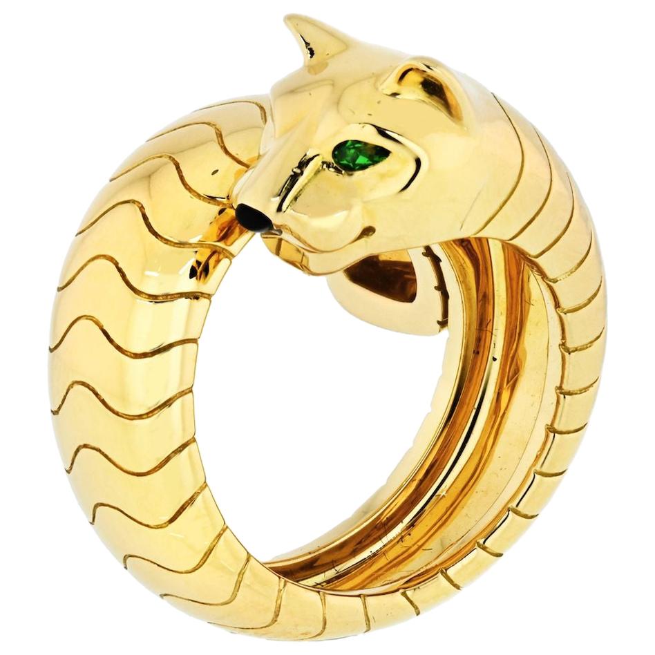 Cartier Panthere 18 Karat Yellow Gold Lakarda Ring