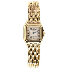 Cartier Panthére 18 Karat Yellow Gold Quartz Watch